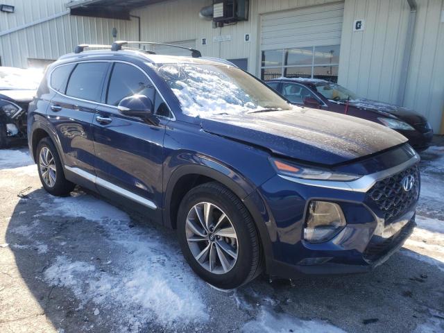 5NMS3CAD7LH282029 - 2020 HYUNDAI SANTA FE SEL Կապույտ լուսանկար 4