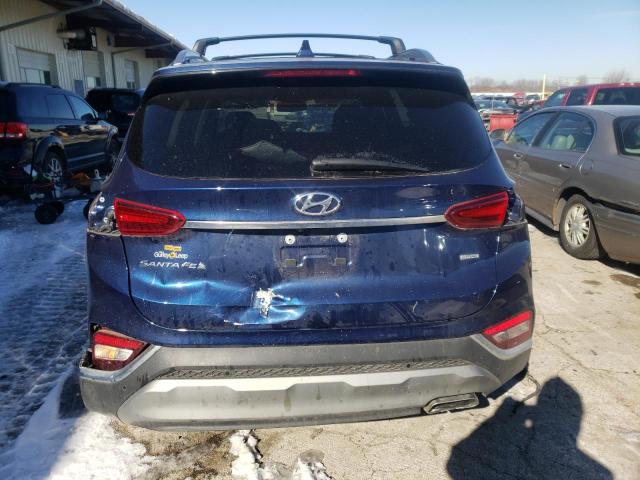 5NMS3CAD7LH282029 - 2020 HYUNDAI SANTA FE SEL Կապույտ լուսանկար 6