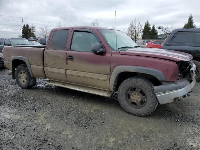 1GCEK19T53E290861 - 2003 CHEVROLET SILVERADO K1500 BURGUNDY photo 4