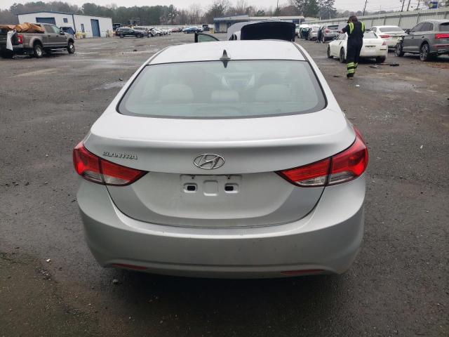 5NPDH4AE4DH372557 - 2013 HYUNDAI ELANTRA GLS GRAY photo 6