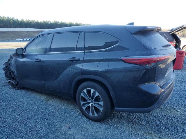 5TDGZRAH2MS032352 - 2021 TOYOTA HIGHLANDER XLE BLACK photo 2