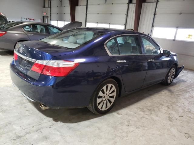 1HGCR2F77EA100571 - 2014 HONDA ACCORD EX BLUE photo 3