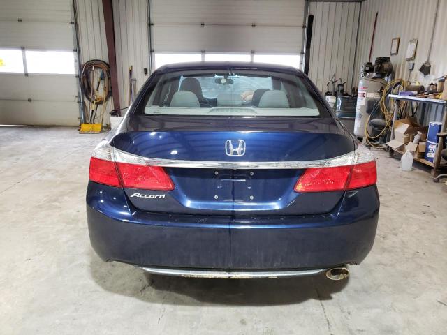 1HGCR2F77EA100571 - 2014 HONDA ACCORD EX BLUE photo 6