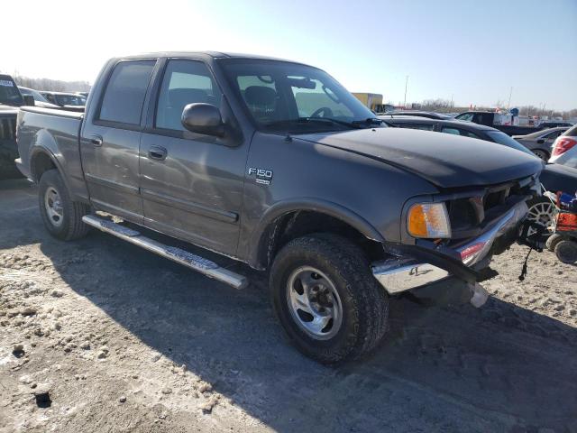 1FTRW08L63KC43941 - 2003 FORD F150 SUPERCREW GRAY photo 4