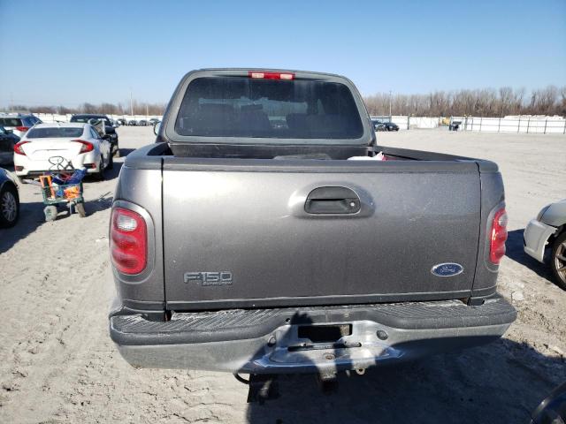 1FTRW08L63KC43941 - 2003 FORD F150 SUPERCREW GRAY photo 6