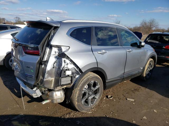 5J6RT6H91NL057747 - 2022 HONDA CR-V TOURING SILVER photo 3