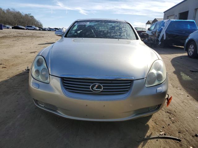 JTHFN48Y120013161 - 2002 LEXUS SC 430 SILVER photo 5