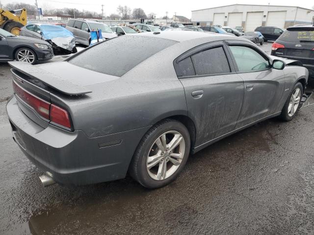 2B3CM5CT3BH572474 - 2011 DODGE CHARGER R/T GRAY photo 3