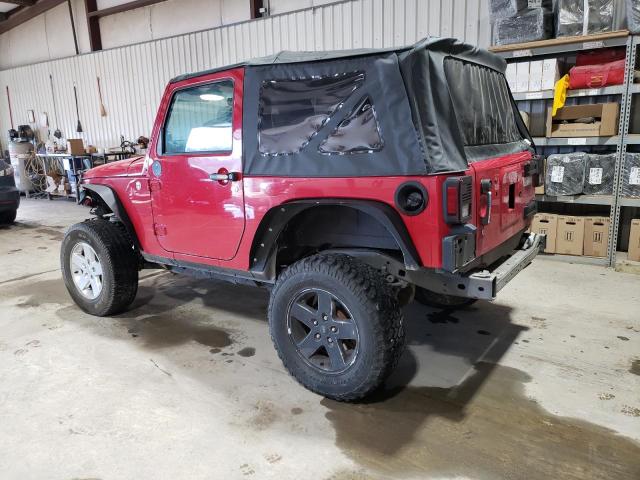 1J8FA24168L525198 - 2008 JEEP WRANGLER X RED photo 2