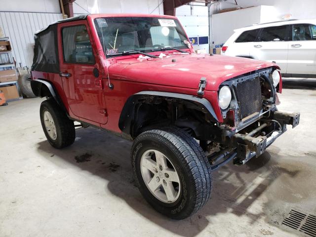 1J8FA24168L525198 - 2008 JEEP WRANGLER X RED photo 4