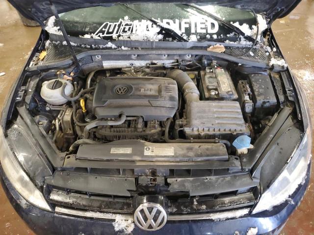 3VW917AU9FM070632 - 2015 VOLKSWAGEN GOLF BLUE photo 11