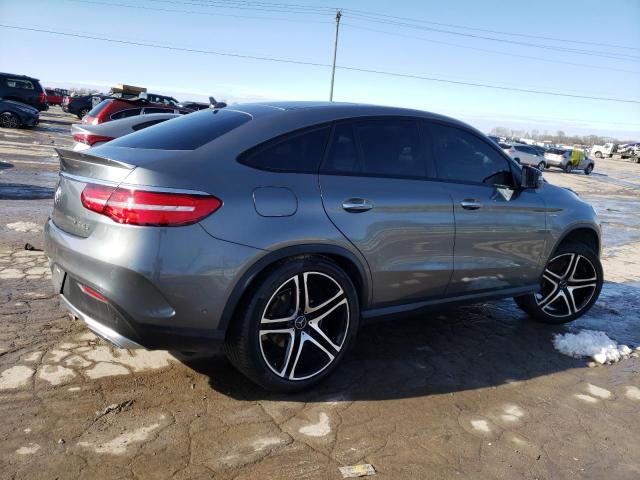 4JGED6EB5HA063961 - 2017 MERCEDES-BENZ GLE COUPE 43 AMG GRAY photo 3