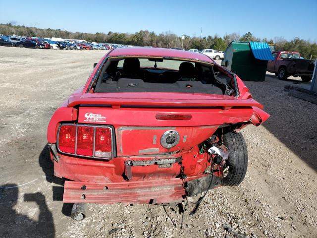 1ZVHT82H785132468 - 2008 FORD MUSTANG GT RED photo 6