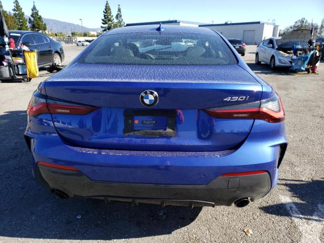 WBA53AP0XMCG04202 - 2021 BMW 430I BLUE photo 6