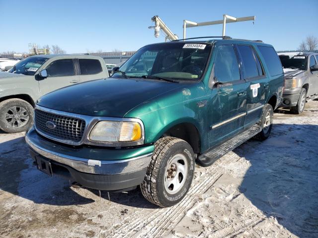 1FMPU16L6YLA27090 - 2000 FORD EXPEDITION XLT GREEN photo 1