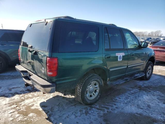 1FMPU16L6YLA27090 - 2000 FORD EXPEDITION XLT GREEN photo 3