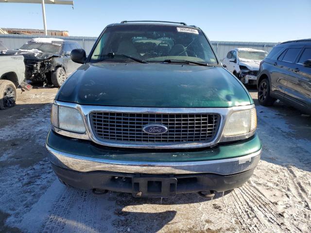 1FMPU16L6YLA27090 - 2000 FORD EXPEDITION XLT GREEN photo 5