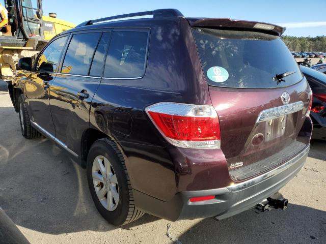 5TDZK3EH8DS125557 - 2013 TOYOTA HIGHLANDER BASE كستنائي صورة 2