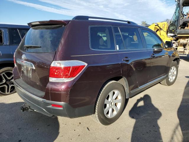 5TDZK3EH8DS125557 - 2013 TOYOTA HIGHLANDER BASE كستنائي صورة 3