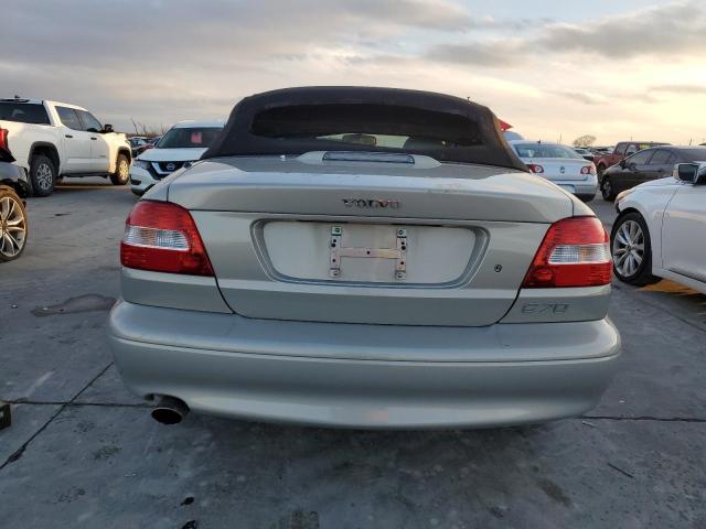 YV1NC62D84J046153 - 2004 VOLVO C70 HPT SILVER photo 6