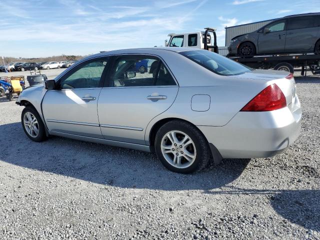 1HGCM563X7A096547 - 2007 HONDA ACCORD SE SILVER photo 2