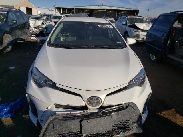 2T1BURHE2KC125382 - 2019 TOYOTA COROLLA L WHITE photo 5