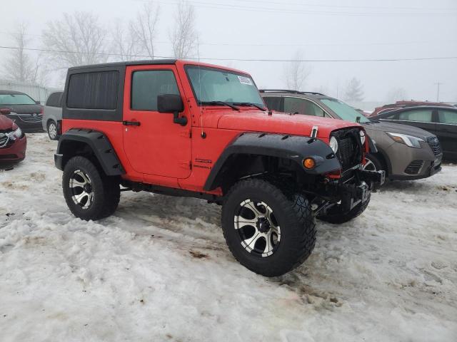 1C4AJWAG6FL560788 - 2015 JEEP WRANGLER SPORT RED photo 4