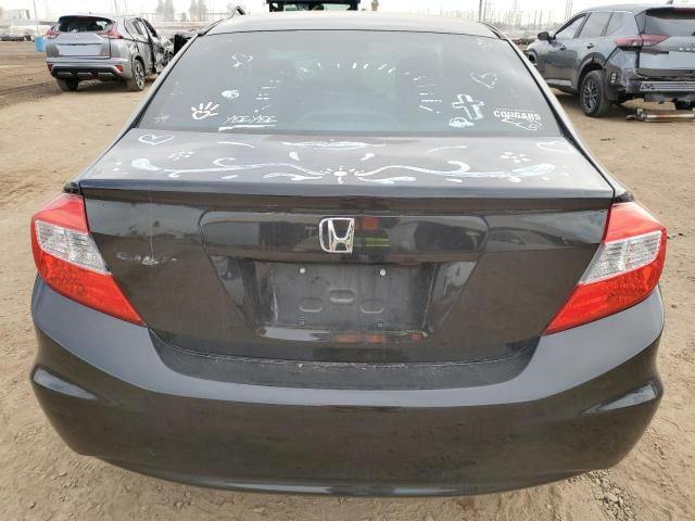 19XFB2F59CE340309 - 2012 HONDA CIVIC LX BLACK photo 6