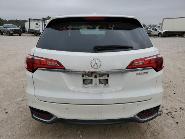 5J8TB3H76JL000550 - 2018 ACURA RDX ADVANCE WHITE photo 6