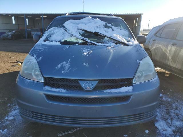 5TDZA23C94S065163 - 2004 TOYOTA SIENNA CE BLUE photo 5