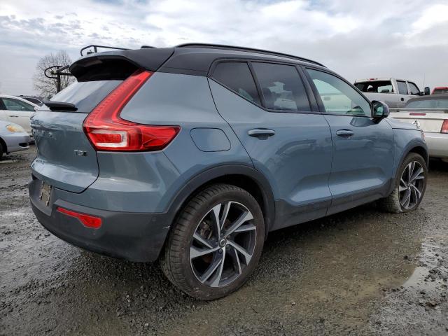 YV4162UM2M2462286 - 2021 VOLVO XC40 T5 R-DESIGN BLUE photo 3