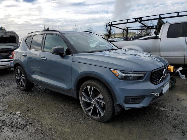 YV4162UM2M2462286 - 2021 VOLVO XC40 T5 R-DESIGN BLUE photo 4