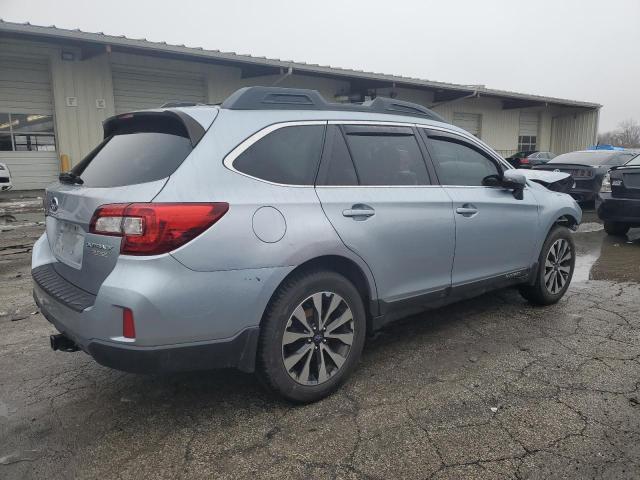 4S4BSANCXF3309439 - 2015 SUBARU OUTBACK 2.5I LIMITED BLUE photo 3