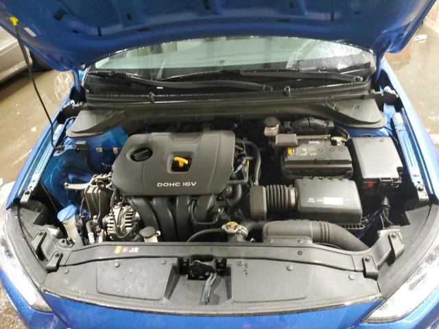 KMHD74LF4JU607514 - 2018 HYUNDAI ELANTRA SE BLUE photo 11