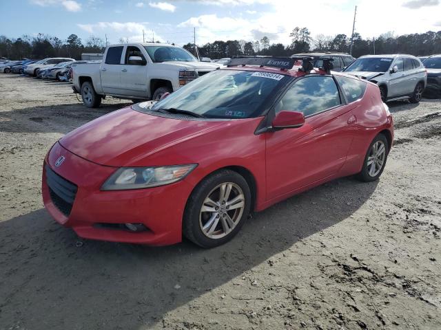 JHMZF1C62BS011163 - 2011 HONDA CR-Z EX RED photo 1