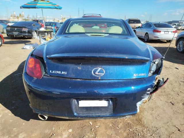 JTHFN48Y650061906 - 2005 LEXUS SC 430 BLUE photo 6