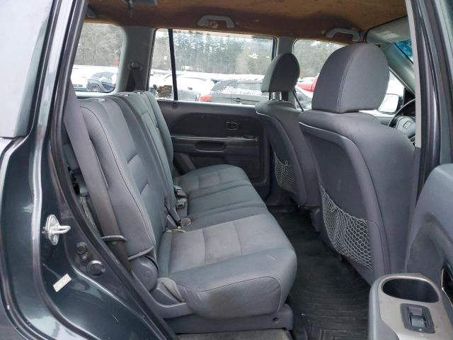 2HKYF18156H512935 - 2006 HONDA PILOT LX GRAY photo 10