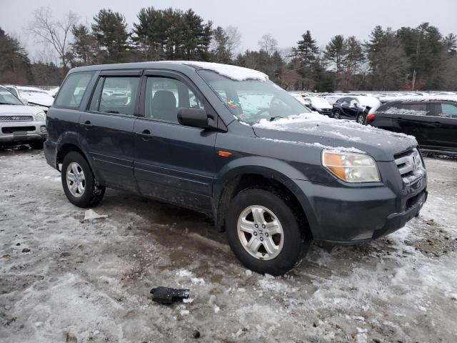 2HKYF18156H512935 - 2006 HONDA PILOT LX GRAY photo 4