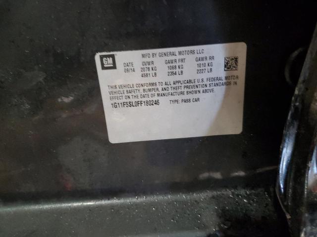 1G11F5SL0FF180246 - 2015 CHEVROLET MALIBU LTZ Boz foto 12