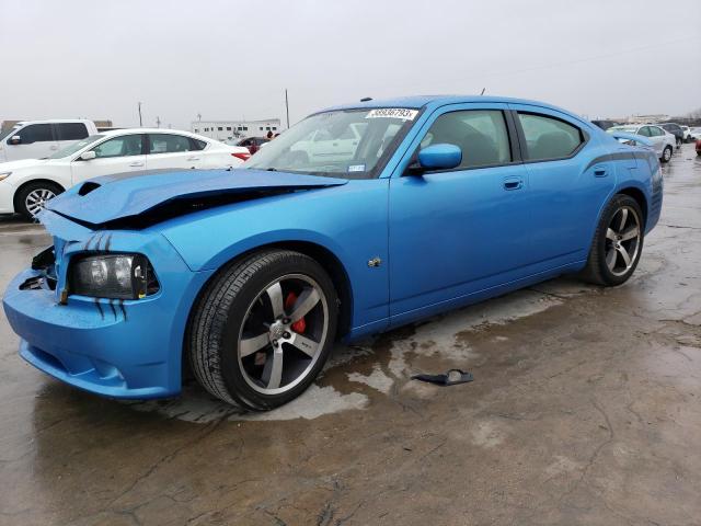 2B3LA73W08H171536 - 2008 DODGE CHARGER SRT-8 BLUE photo 1