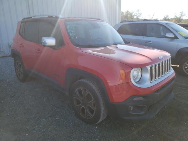 ZACCJADT0GPE02268 - 2016 JEEP RENEGADE LIMITED RED photo 4