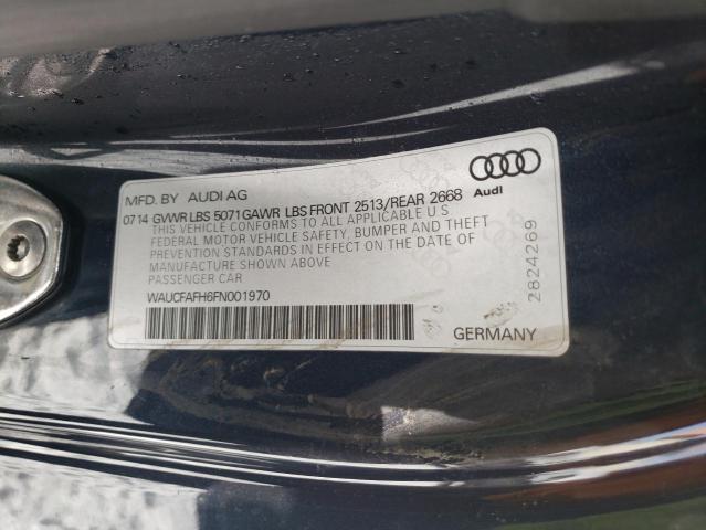 WAUCFAFH6FN001970 - 2015 AUDI A5 PREMIUM BLACK photo 13