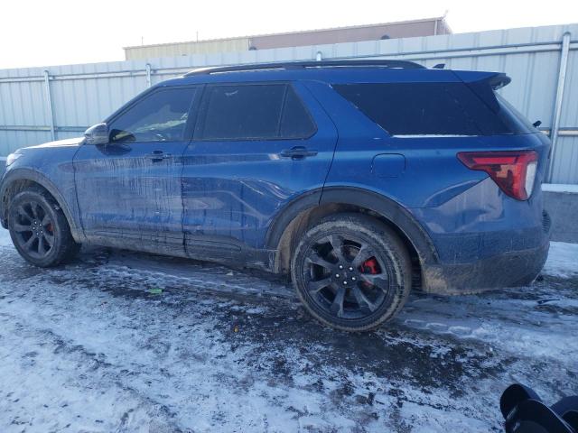 1FM5K8GC3NGB97545 - 2022 FORD EXPLORER ST BLUE photo 2