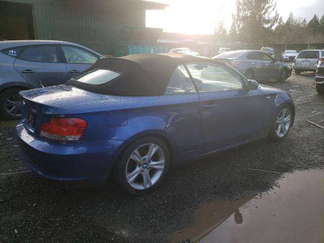 WBAUL735X8VE89384 - 2008 BMW 128 I BLUE photo 3