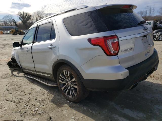 1FM5K8HT9GGD18421 - 2016 FORD EXPLORER PLATINUM SILVER photo 2