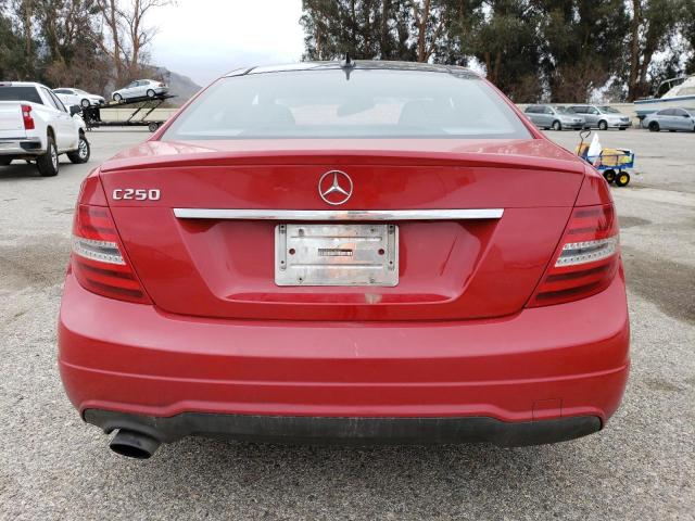 WDDGJ4HB9CF906583 - 2012 MERCEDES-BENZ C 250 RED photo 6