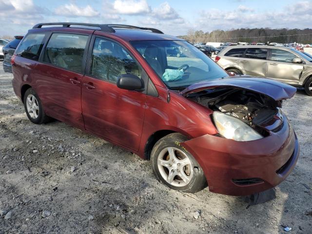 5TDZA23C86S451494 - 2006 TOYOTA SIENNA CE BURGUNDY photo 4