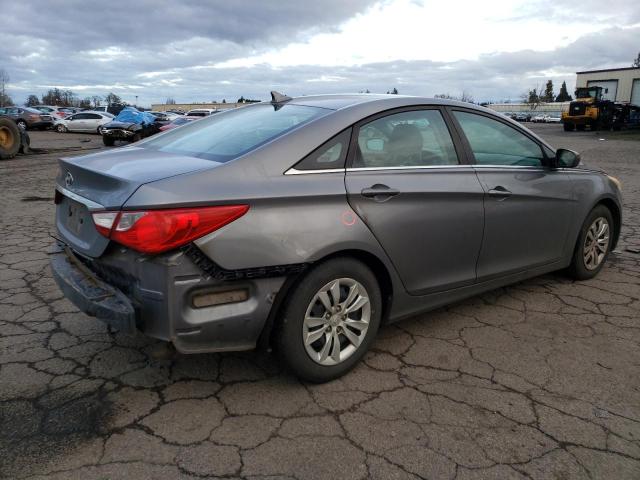 5NPEB4AC4BH249701 - 2011 HYUNDAI SONATA GLS GRAY photo 3