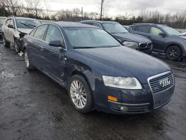 WAUDH74F27N052452 - 2007 AUDI A6 3.2 QUATTRO BLUE photo 4