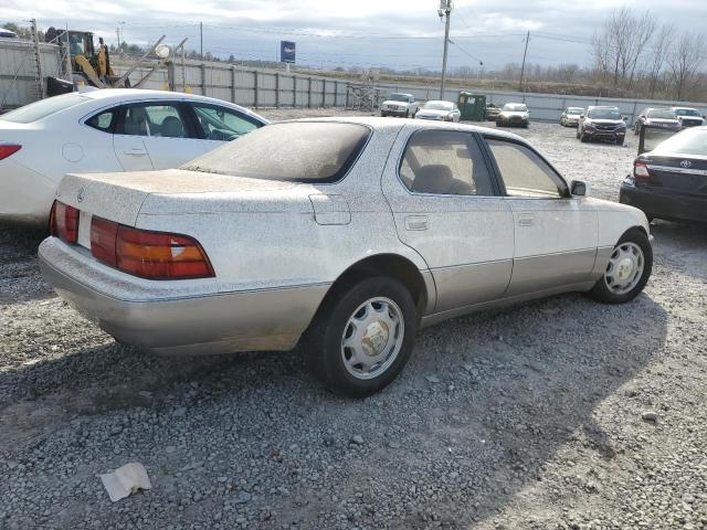 JT8UF11E5P0169214 - 1993 LEXUS LS 400 WHITE photo 3